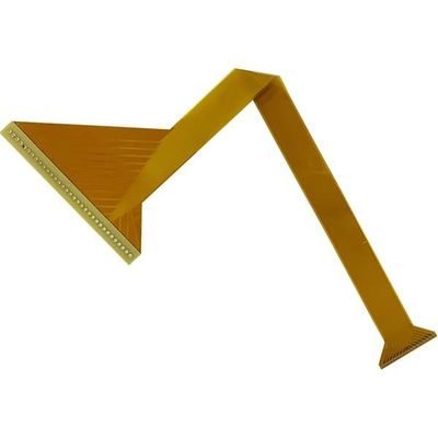 Buon prezzo Film giallo della copertura del bordo 1oz 0.8mm del PWB di 1 strato del PWB della maschera flessibile della lega per saldatura in linea