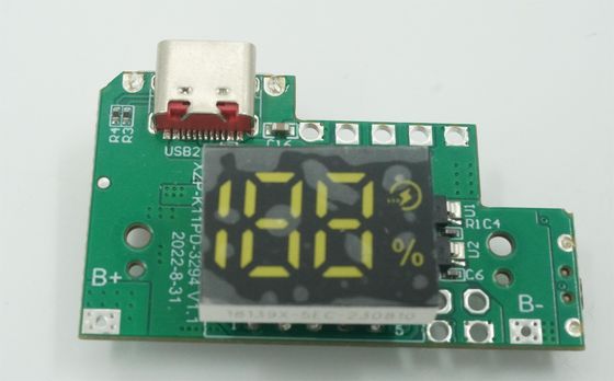 Buon prezzo 22.5W Power bank PCBA con batteria al litio Power e rigido PCB Fornitore per caricabatterie mobile in linea