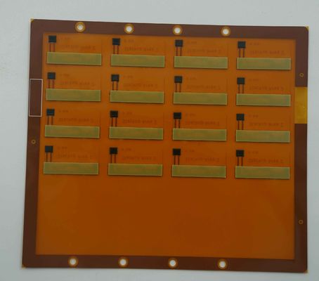 Buon prezzo 1 strato di circuiti stampati flessibili spessore 0,13 mm oro immersione con rigidante FR4 in linea