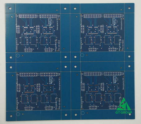 Buon prezzo Tavola di circuito in rame personalizzata 3 strati con LF HAL e maschera blu per pannelli multipli in linea