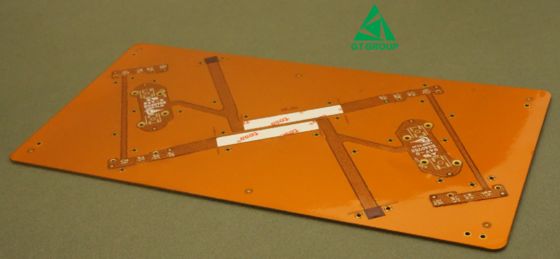 Buon prezzo 2L Flexible PCB Board with 0.1mm Min. Line Spacing and 0.1-0.5mm Board Thickness in linea