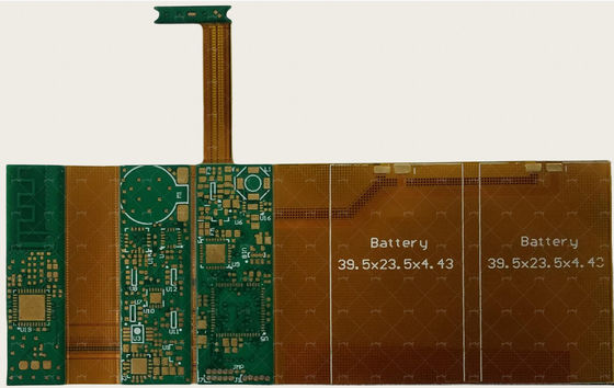 Buon prezzo 6L rigide Flex Circuit Boards 1.0mm FR4 e PI Materail con EING per applicazioni per batterie in linea