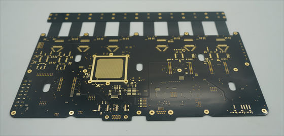 Buon prezzo Pcb rigido flessibile 14L PCB E 6 strati FPC Tg170 & PI nero con buchi ciechi in linea