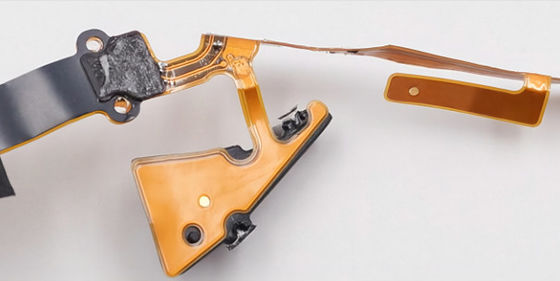 Buon prezzo 2 strati di circuiti flessibili giallo coverlay ENIG finitura superficiale per prodotti di consumo in linea