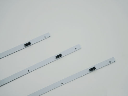 Buon prezzo LED PCB Assemblaggio 2 strato FR4 Materiale Tg normale Soldemask bianco Per applicazioni di illuminazione in linea