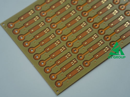 Buon prezzo 4 strati Flessibile PCB Board 0,28mm Polymide Materail 3/3mil Larghezza della linea EING Superficie Finitura in linea