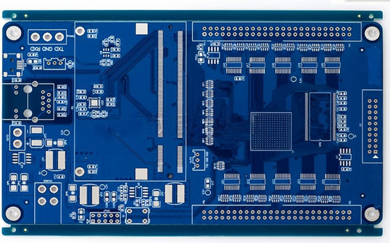 Buon prezzo Blue Solder Mask PCB ad alta frequenza con spessore di 1,6 mm per esigenze ad alta frequenza in linea