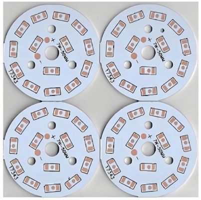 Buon prezzo Aluminium PCB Board For LED Lighting Solutions With 1OZ White Soldermask in linea