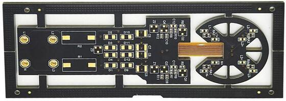 Buon prezzo Circuito Stampato Rigido-Flessibile con Finitura Superficiale in Oro per Immersione in linea