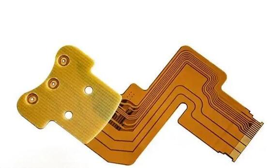 qualità Scheda PCB flessibile con copertura gialla di rinforzo FR4 e serigrafia bianca che fornisce soluzioni di circuiti fabbrica